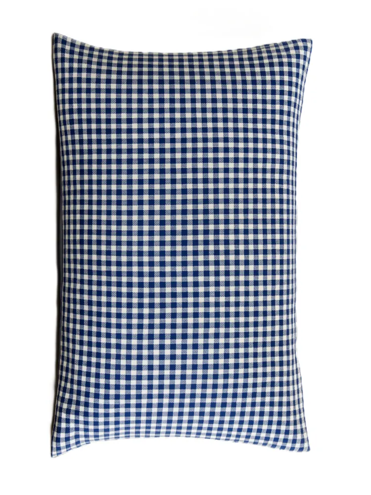 Pure Cotton Check Pattern Pillow Cover